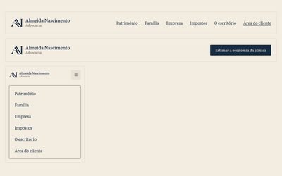 Prévia do componente Cabeçalho do site