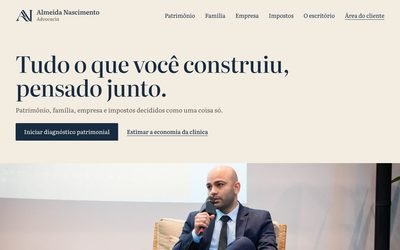 Prévia do componente Topo do site