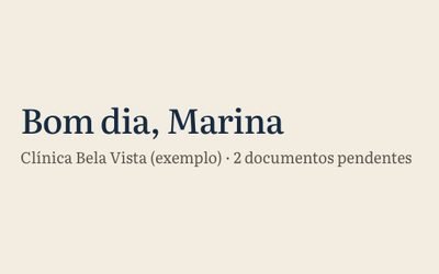 Prévia do componente Título de página