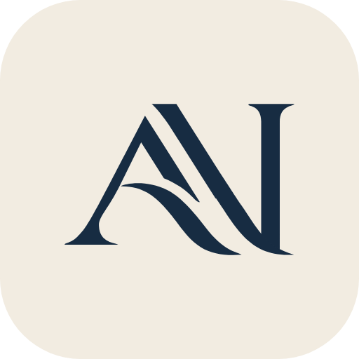 Ícone de app: monograma Capa sobre Algodão, cantos arredondados